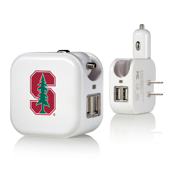Stanford Cardinal Insignia 2 in 1 USB Charger-0