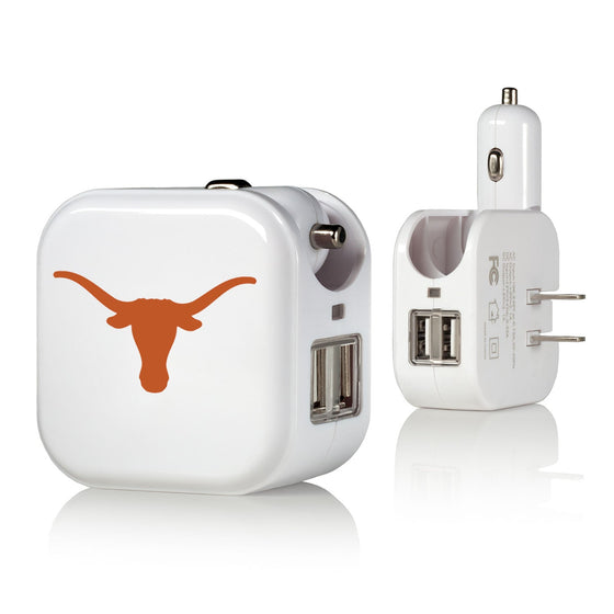 Texas Longhorns Insignia 2 in 1 USB Charger-0