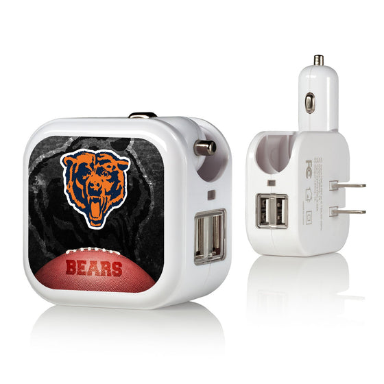Chicago Bears 1946 Historic Collection Legendary 2 in 1 USB Charger - 757 Sports Collectibles