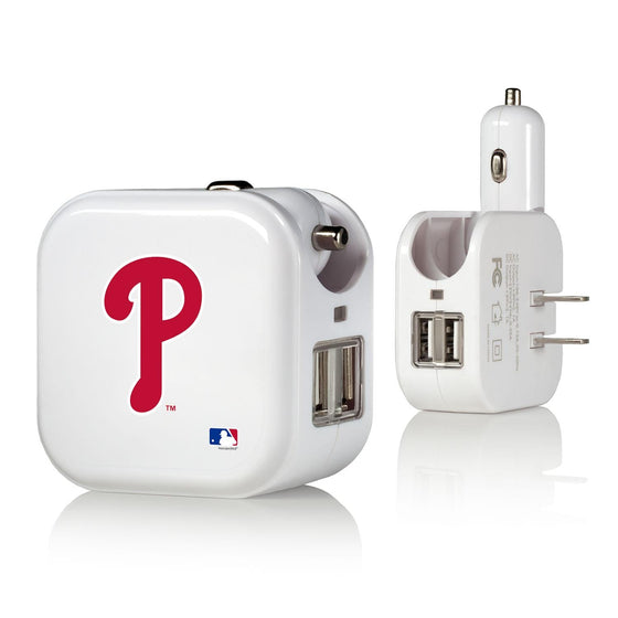 Philadelphia Phillies Insignia 2 in 1 USB Charger-0