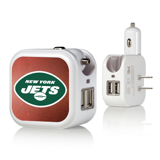 New York Jets Football 2 in 1 USB Charger-0