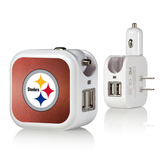 Pittsburgh Steelers Football 2 in 1 USB Charger-0