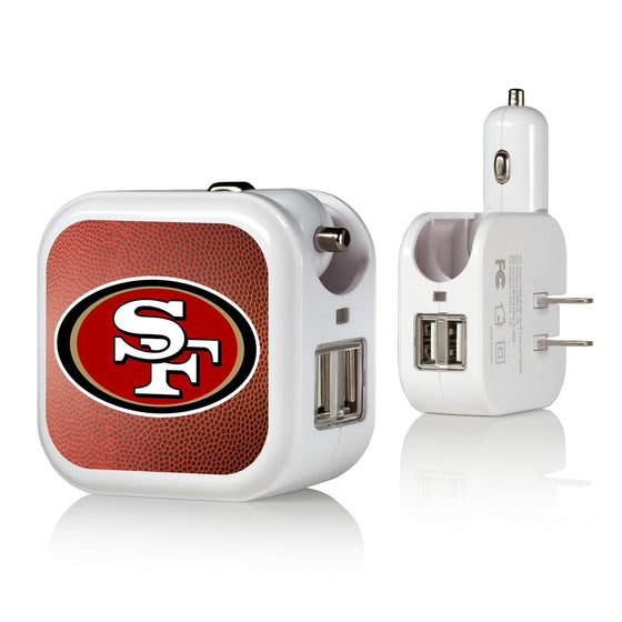 San Francisco 49ers Football 2 in 1 USB Charger-0