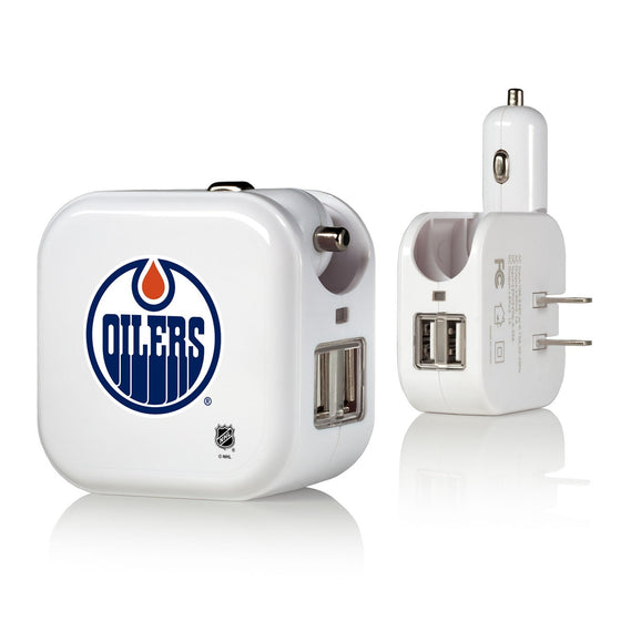 Edmonton Oilers Insignia 2 in 1 USB Charger-0