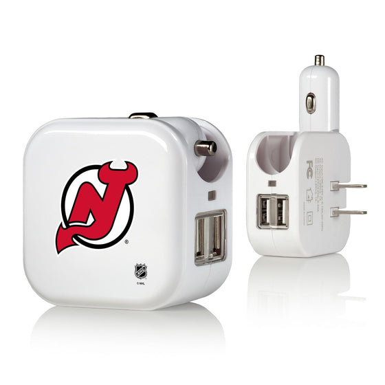 New Jersey Devils Insignia 2 in 1 USB Charger-0