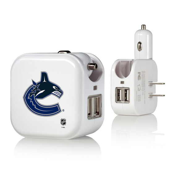 Vancouver Canucks Insignia 2 in 1 USB Charger-0