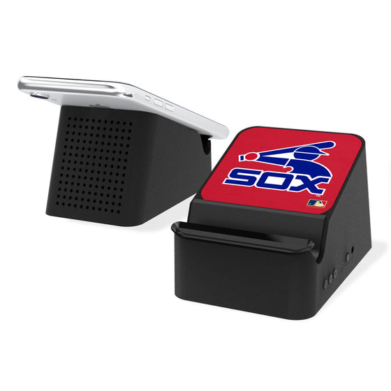 Chicago White Sox 1976-1981 - Cooperstown Collection Solid Wireless Charging Station and Bluetooth Speaker - 757 Sports Collectibles