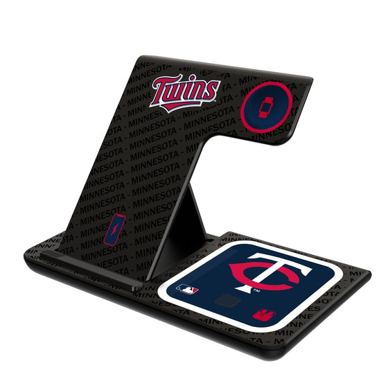 Minnesota Twins Tilt 3 in 1 Charging Station - 757 Sports Collectibles
