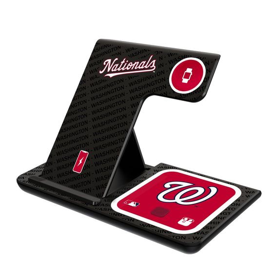 Washington Nationals Tilt 3 in 1 Charging Station - 757 Sports Collectibles
