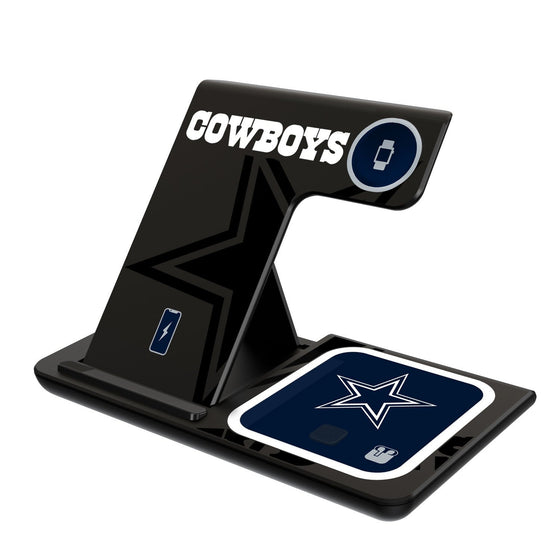 Dallas Cowboys Tilt 3 in 1 Charging Station - 757 Sports Collectibles