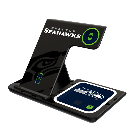 Seattle Seahawks Tilt 3 in 1 Charging Station - 757 Sports Collectibles