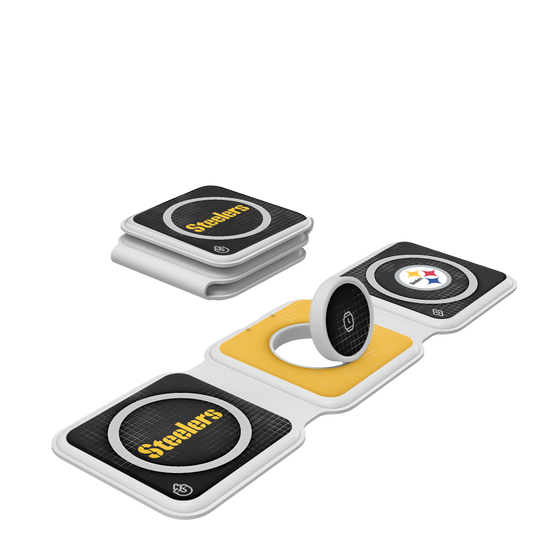 Pittsburgh Steelers Hatch Foldable 3 in 1 Charger-0