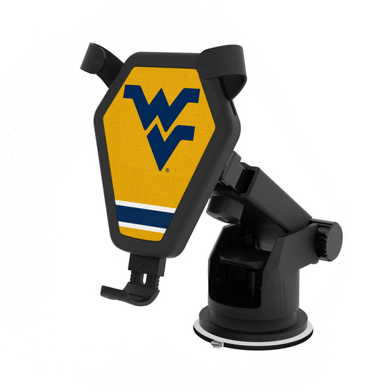 West Virginia Mountaineers Stripe Wireless Car Charger-0
