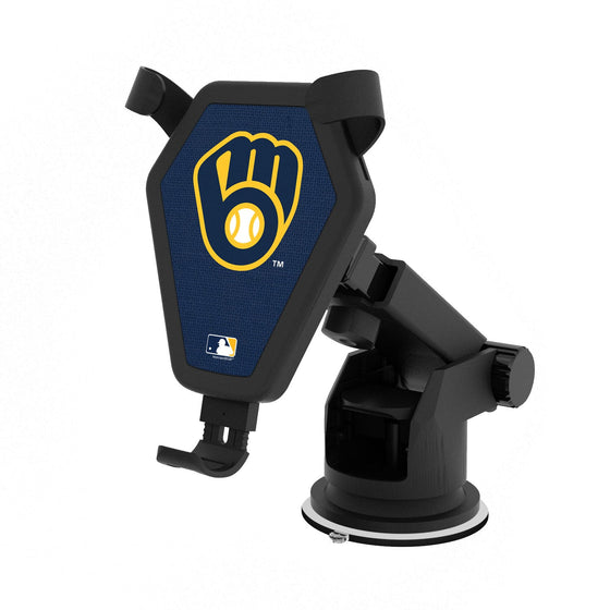 Milwaukee Brewers Solid Wireless Car Charger - 757 Sports Collectibles
