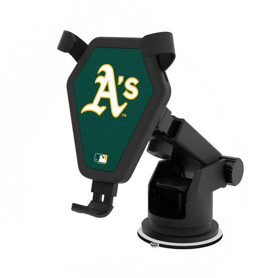 Oakland Athletics Solid Wireless Car Charger - 757 Sports Collectibles