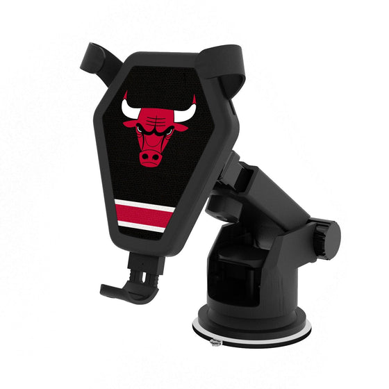 Chicago Bulls Stripe Wireless Car Charger-0