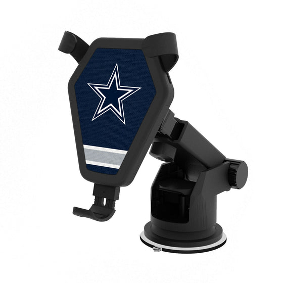 Dallas Cowboys Stripe Wireless Car Charger - 757 Sports Collectibles