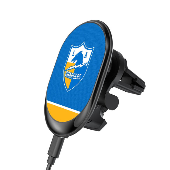 San Diego Chargers Solid Wordmark Wireless Car Charger - 757 Sports Collectibles