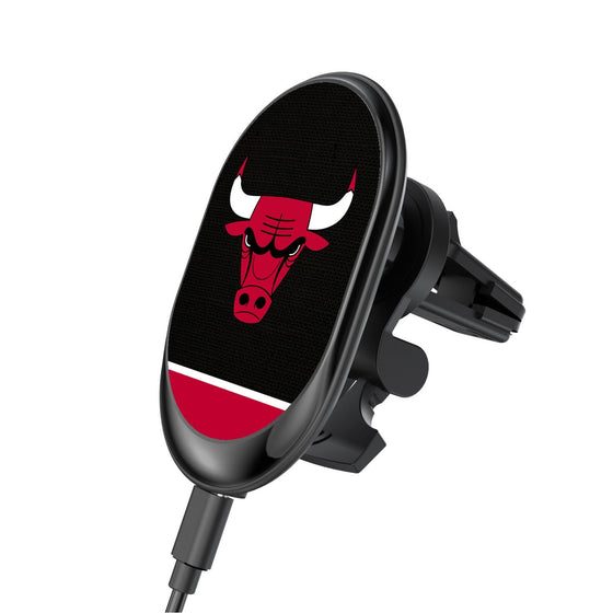 Chicago Bulls Solid Wordmark Wireless Car Charger-0
