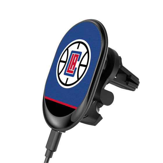 Los Angeles Clippers Solid Wordmark Wireless Car Charger-0