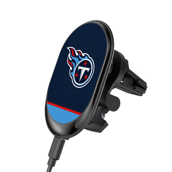 Tennessee Titans Solid Wordmark Wireless Car Charger - 757 Sports Collectibles