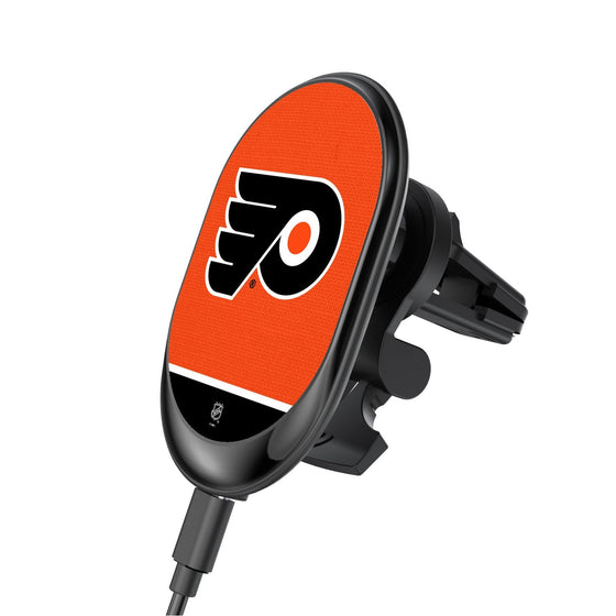 Philadelphia Flyers Solid Wordmark Wireless Car Charger-0
