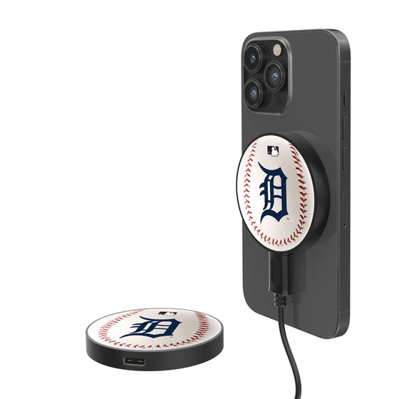 Detroit Tigers Baseball 10-Watt Wireless Magnetic Charger - 757 Sports Collectibles