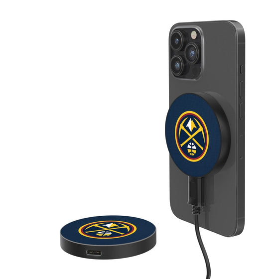 Denver Nuggets Solid 15-Watt Wireless Magnetic Charger-0