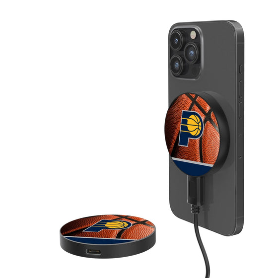 Indiana Pacers Basketball 15-Watt Wireless Magnetic Charger-0