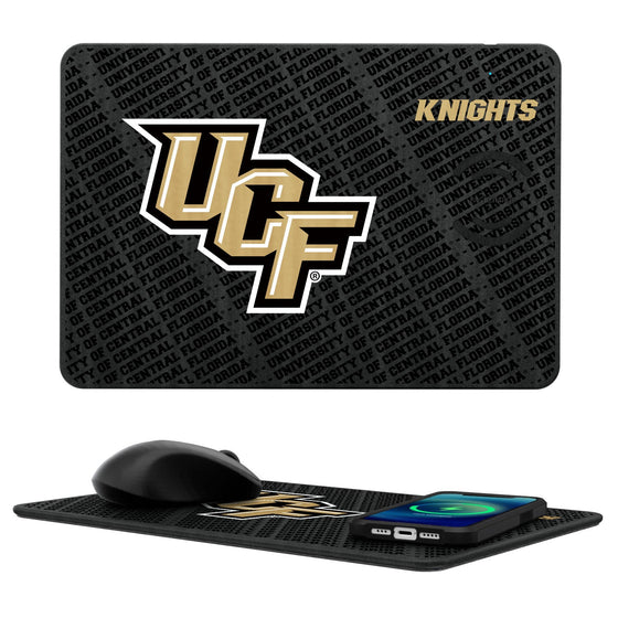 Central Florida Golden Knights Tilt 15-Watt Wireless Charger and Mouse Pad-0