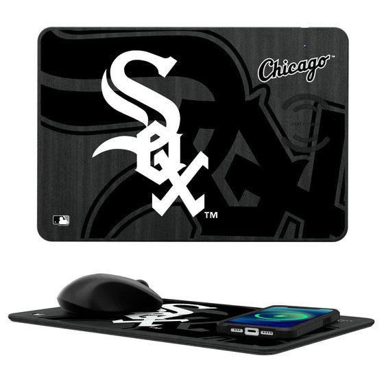 Chicago White Sox Tilt 15-Watt Wireless Charger and Mouse Pad - 757 Sports Collectibles
