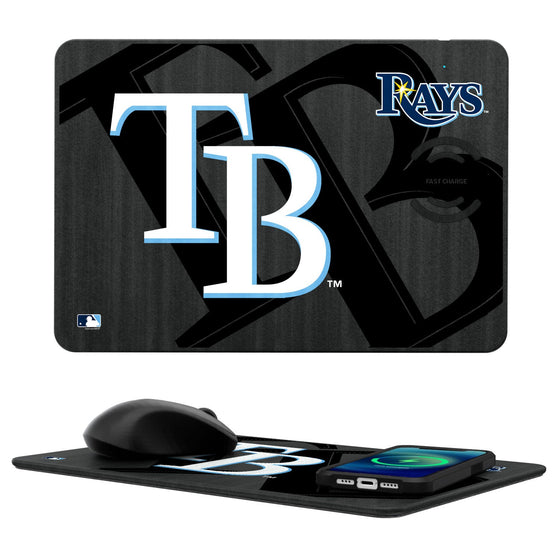 Tampa Bay Rays Tilt 15-Watt Wireless Charger and Mouse Pad - 757 Sports Collectibles