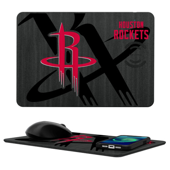 Houston Rockets Tilt 15-Watt Wireless Charger and Mouse Pad-0