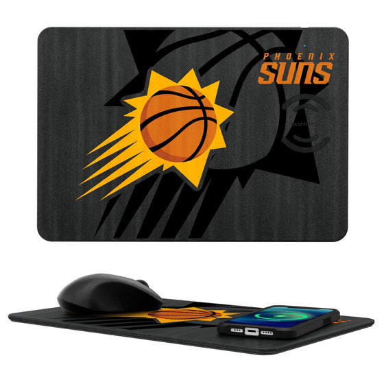 Phoenix Suns Tilt 15-Watt Wireless Charger and Mouse Pad-0