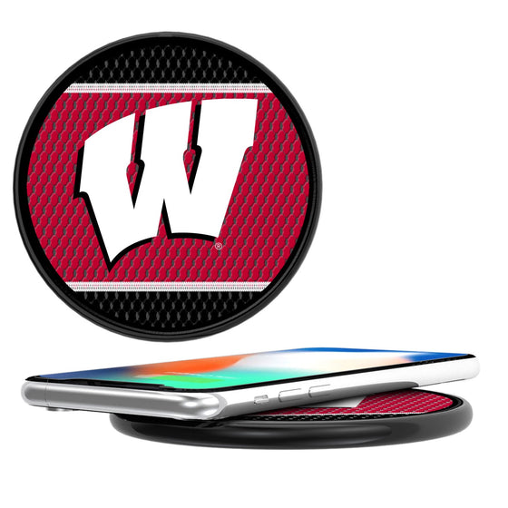 Wisconsin Badgers Mesh 10-Watt Wireless Charger-0