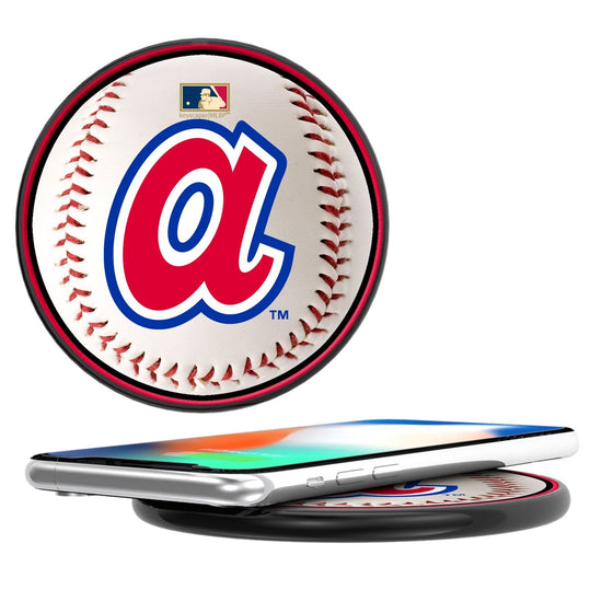 Atlanta Braves 1972-1980 - Cooperstown Collection Baseball 10-Watt Wireless Charger - 757 Sports Collectibles