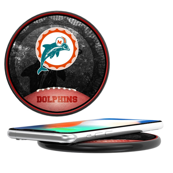 Miami Dolphins 1966-1973 Historic Collection Legendary 10-Watt Wireless Charger - 757 Sports Collectibles
