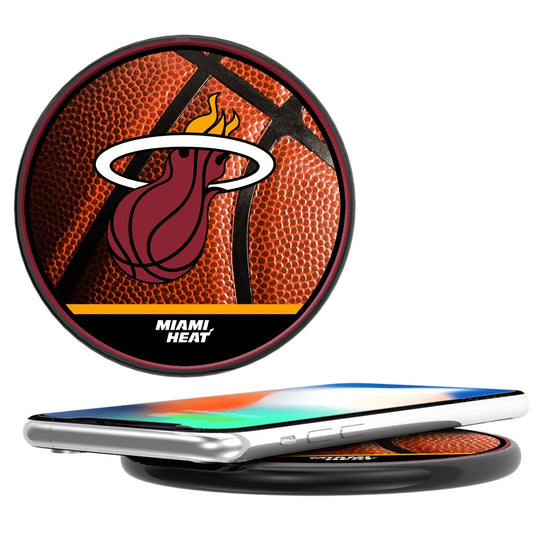 Miami Heat Basketball 10-Watt Wireless Charger-0