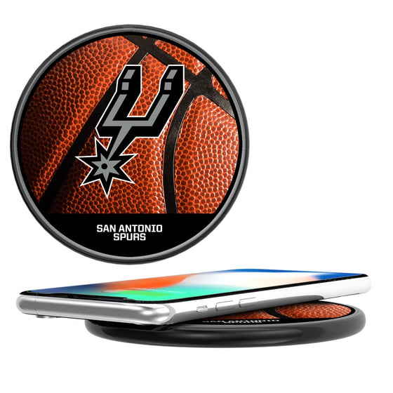 San Antonio Spurs Basketball 10-Watt Wireless Charger-0