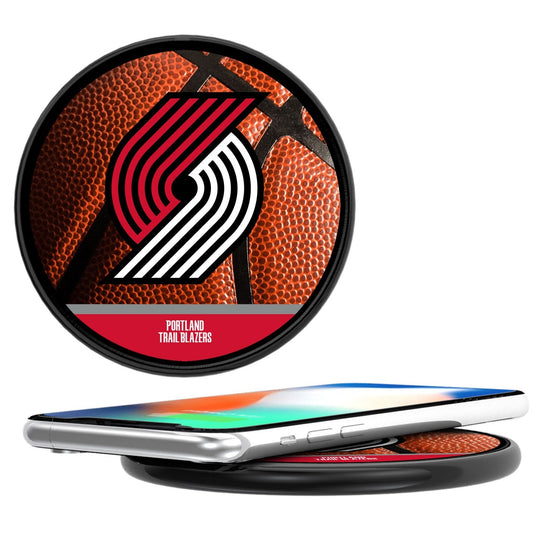 Portland Trail Blazers Basketball 10-Watt Wireless Charger-0
