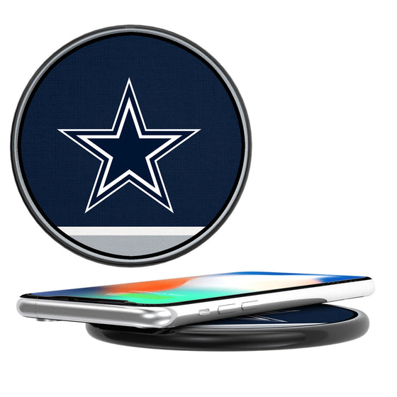 Dallas Cowboys Stripe 10-Watt Wireless Charger - 757 Sports Collectibles