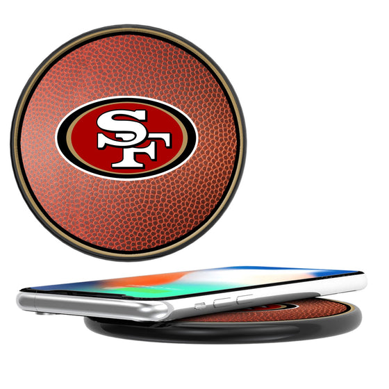 San Francisco 49ers Football 10-Watt Wireless Charger - 757 Sports Collectibles