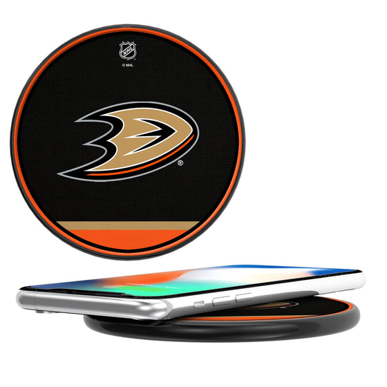 Anaheim Ducks Stripe 10-Watt Wireless Charger-0