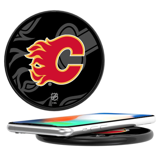 Calgary Flames Tilt 10-Watt Wireless Charger-0