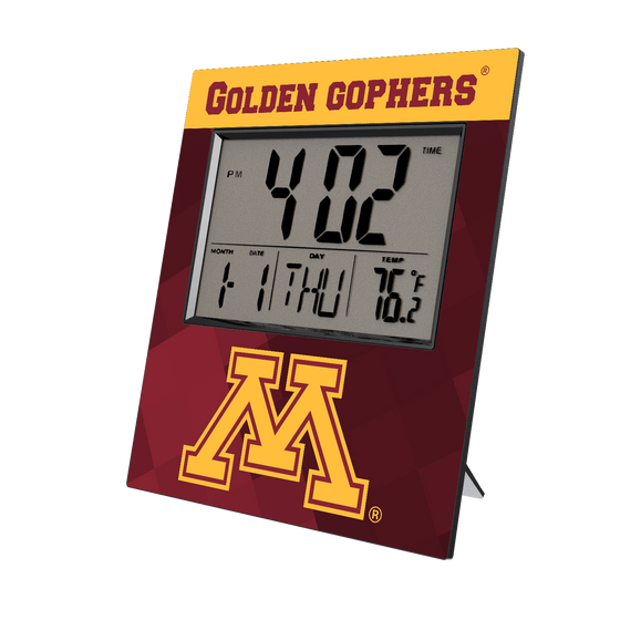 Minnesota Golden Gophers Color Block Wall Clock-0