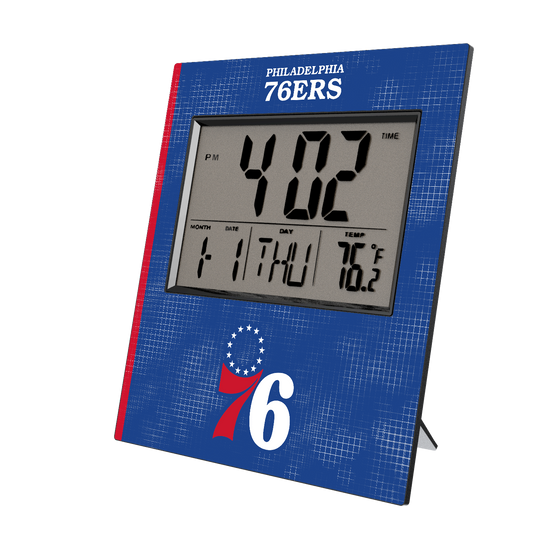 Philadelphia 76ers Hatch Wall Clock-0