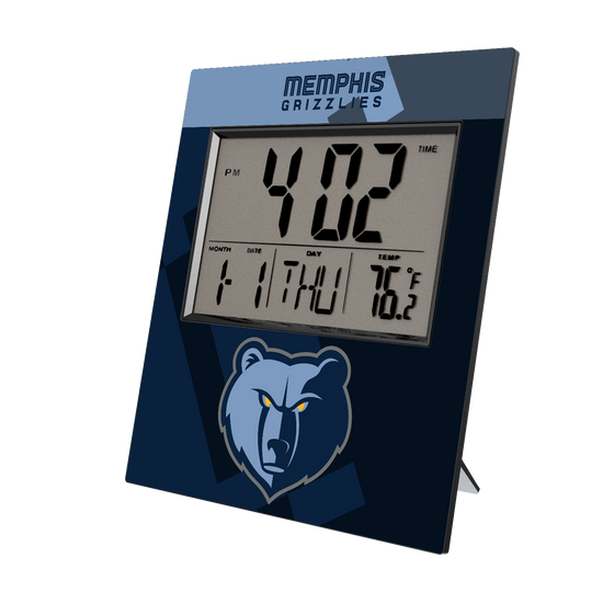 Memphis Grizzlies Color Block Wall Clock-0