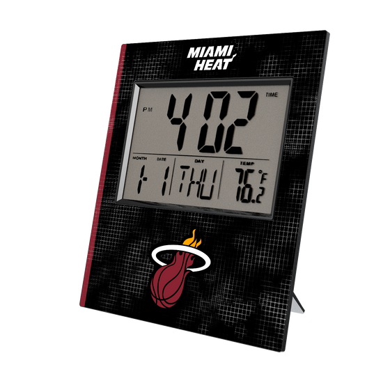 Miami Heat Hatch Wall Clock-0