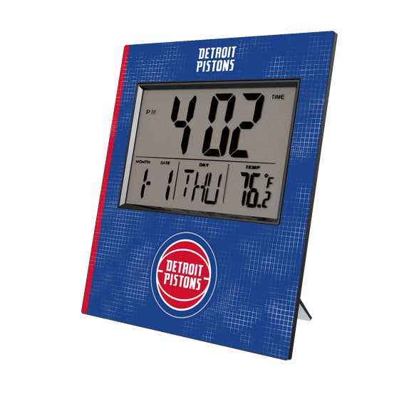 Detroit Pistons Hatch Wall Clock-0