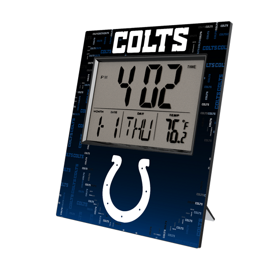 Indianapolis Colts Quadtile Wall Clock-0